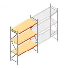 Weitspannregal AR 3000x2250x800 mm (hxbxt) 3 Ebenen verzinkt Anfangsregal