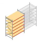 Weitspannregal AR 3000x2010x1200 mm (hxbxt) 6 Ebenen verzinkt Anfangsregal