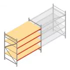 Weitspannregal AR 2000x2700x1200 mm (hxbxt) 4 Ebenen verzinkt Anfangsregal