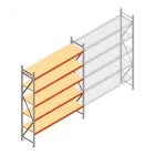 Weitspannregal AR 3000x2700x600 mm (hxbxt) 5 Ebenen verzinkt Anfangsregal
