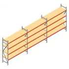 Vorteilsreihe Weitspannregal AR 2000x5030x600 mm (hxbxt) 4 Ebenen mit vormontierten Rahmen