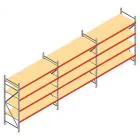 Vorteilsreihe Weitspannregal AR 2000x5030x800 mm (hxbxt) 4 Ebenen mit vormontierten Rahmen