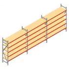 Vorteilsreihe Weitspannregal AR 3000x6230x600 mm (hxbxt) 5 Ebenen mit vormontierten Rahmen