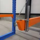 Abrollsicherung für schwere Kragarmregale für Arme 100x40 mm