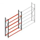 Bandenstelling grootvak AR 2500x2010x500mm (hxbxd) 3 niveaus beginsectie