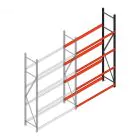 Bandenstelling grootvak AR 2500x1610x500mm (hxbxd) 4 niveaus aanbouwsectie