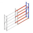 Reifenregal Weitspann AR 2500x2010x500 mm (hxbxt) 3 Ebenen Anbauregal