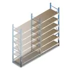 Teilweise gebrauchte Bosal Weitspannregal 2900x1800x900 mm (hxbxt) 6 Ebenen Anbauregal