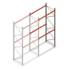 Palettenregal AR T2 4500x1850x1100mm (hxbxt) 2 Ebenen 2530kg/eb. Anbauregal