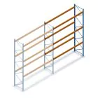 Gebrauchte Esmena Palettenregal 4900x3600x1100 mm (hxbxt) 3 Ebenen Anbauregal 3088kg/Set