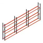 Vorteilsreihe Reifenregal Weitspann AR 2500x6230x500mm (hxbxt) 3 Ebenen