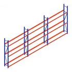Vorteilsreihe Reifenregal Weitspann AR 2500x6240x500 mm (hxbxt) 3 Ebenen