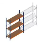 Weitspannregal Kimer 2250x1500x600 mm (hxbxt) 3 Ebenen Anfangsregal mit vormontierten Rahmen