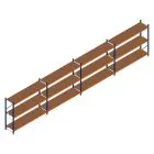 Vorteilsreihe Weitspannregal Kimer 1750x9250x600 mm (hxbxt) 3 Ebenen