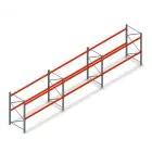 Vorteilsreihe Palettenregal AR T2 2000x8420x1100mm (hxbxt) 2 Ebenen 3636kg/Ebene mit vormontierten Rahmen