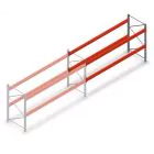 Palettenregal AR T2 2000x3600x1100mm (hxbxt) 2 Ebenen 3004kg/eb. Anbauregal mit vormontierten Rahmen