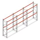 Vorteilsreihe Palettenregal AR T2 3500x8420x1100mm (hxbxt) 2Ebenen 2844kg/Ebene mit vormontierten Rahmen