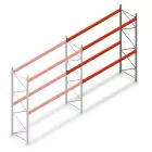 Palettenregal AR T2 3500x3600x1100mm (hxbxt) 2 Ebenen 3004kg/eb. Anbauregal