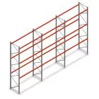 Vorteilsreihe Palettenregal AR T2 5000x8420x1100mm (hxbxt) 3 Ebenen 3636kg/ebene mit vormontierten Rahmen