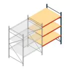 Weitspannregal AR 2000x1610x1200 mm (hxbxt) 3 Ebenen blau Anbauregal