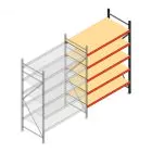 Weitspannregal AR 2250x1610x800 mm (hxbxt) 5 Ebenen verzinkt Anbauregal