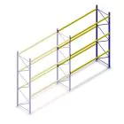 Gebrauchte Esmena Palettenregal 4600x3600x1100mm (hxbxt) 3 Ebenen Anbauregal 3367kg/Satz