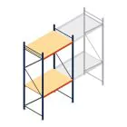 Weitspannregal AR 3000x1610x1000 mm (hxbxt) 2 Ebenen blau Anfangsregal