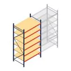 Weitspannregal AR 3000x1610x1000 mm (hxbxt) 6 Ebenen blau Anfangsregal