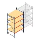 Weitspannregal AR 3000x1610x1200 mm (hxbxt) 4 Ebenen blau Anfangsregal
