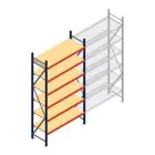 Weitspannregal AR 3000x1610x600 mm (hxbxt) 6 Ebenen blau Anfangsregal