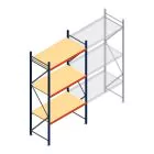 Weitspannregal AR 3000x1610x800 mm (hxbxt) 3 Ebenen blau Anfangsregal
