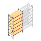 Weitspannregal AR 3000x1610x800 mm (hxbxt) 6 Ebenen blau Anfangsregal