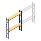 Weitspannregal AR 3000x2700x400 mm (hxbxt) 2 Ebenen blau Anfangsregal
