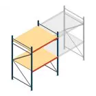 Weitspannregal AR 2000x1610x1200 mm (hxbxt) 2 Ebenen blau Anfangsregal