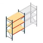 Weitspannregal AR 2000x1610x800 mm (hxbxt) 3 Ebenen blau Anfangsregal