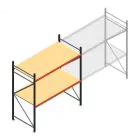 Weitspannregal AR 2000x1850x1000 mm (hxbxt) 2 Ebenen anthrazit Anfangsregal