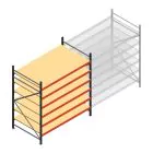 Weitspannregal AR 2250x2250x1200 mm (hxbxt) 6 Ebenen anthrazit Anfangsregal