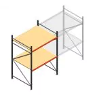 Weitspannregal AR 2500x1610x1200 mm (hxbxt) 2 Ebenen verzinkt Anfangsregal