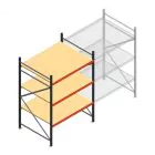 Weitspannregal AR 2500x1610x1200 mm (hxbxt) 3 Ebenen anthrazit Anfangsregal