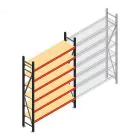 Weitspannregal AR 2500x1610x500 mm (hxbxt) 6 Ebenen anthrazit Anfangsregal