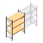Weitspannregal AR 2500x1610x800 mm (hxbxt) 3 Ebenen anthrazit Anfangsregal