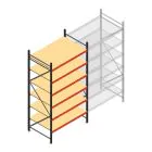Weitspannregal AR 3000x1610x1000 mm (hxbxt) 6 Ebenen anthrazit Anfangsregal