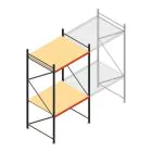 Weitspannregal AR 3000x1610x1200 mm (hxbxt) 2 Ebenen anthrazit Anfangsregal