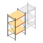 Weitspannregal AR 3000x1610x1200 mm (hxbxt) 3 Ebenen anthrazit Anfangsregal