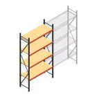 Weitspannregal AR 3000x1610x600 mm (hxbxt) 4 Ebenen verzinkt Anfangsregal