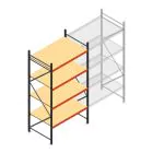 Weitspannregal AR 3000x1610x900 mm (hxbxt) 4 Ebenen anthrazit Anfangsregal