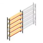 Weitspannregal AR 3000x1850x500 mm (hxbxt) 5 Ebenen anthrazit Anfangsregal