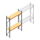 Weitspannregal AR 3000x1850x600 mm (hxbxt) 2 Ebenen anthrazit Anfangsregal