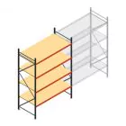 Weitspannregal AR 3000x1850x900 mm (hxbxt) 4 Ebenen anthrazit Anfangsregal