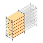 Weitspannregal AR 3000x2010x1200 mm (hxbxt) 6 Ebenen anthrazit Anfangsregal